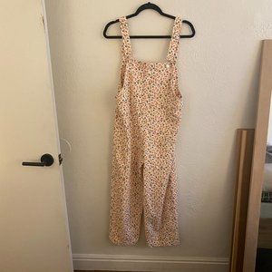 Zara Floral Print Overalls - Small